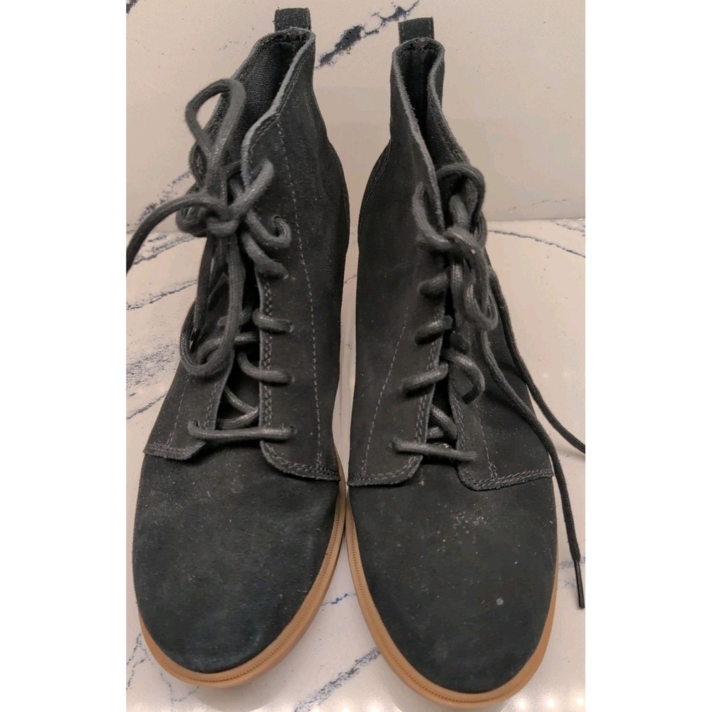 Sorel Evie II Lace Up Leather Suede Ankle Boot Women Size‎ 9.5 US NL5023-010